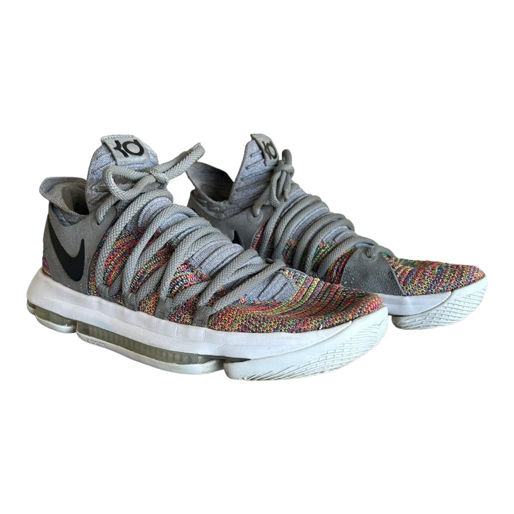 Nike Zoom KDX Men’s Multi-Color Grey Basketball Sneakers   Sz‎ 9.5